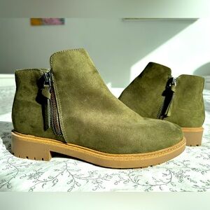 Esprit Sage Green Booties